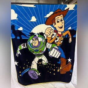 ✨ Vintage Disney•Pixar Toy Story Fleece Throw Blanket ✨